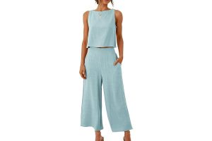 2 Piece Wide Leg Pants Set Plus Size The Perfect Mix of Comfort and Style